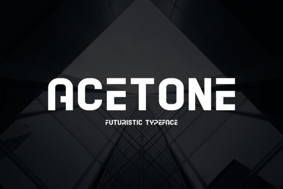 Acetone: The Futuristic Display Font for Modern Brands