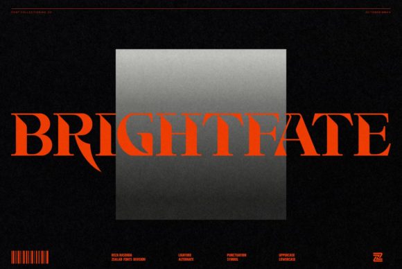 Brightfate: A Bold Display Font for Web Design