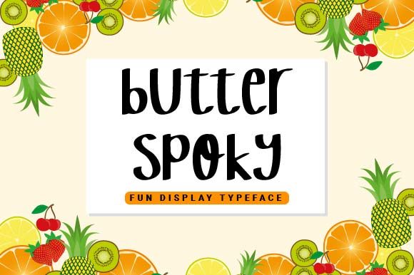 Butter Spoky: A Playful Display Font for Web Design