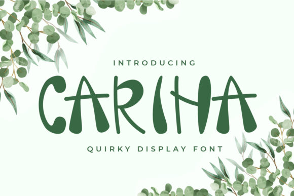Carina: A Bold Display Font for Creative Makers