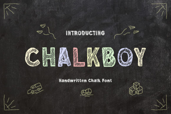 Chalkboy: A Playful Display Font for Creative Branding
