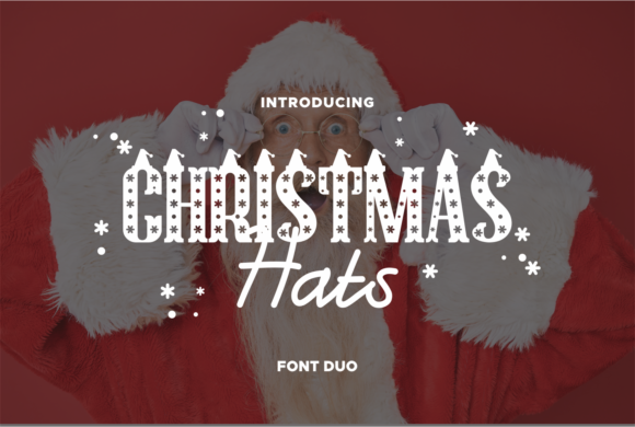 Christmas Hat: A Festive Display Font for Editors