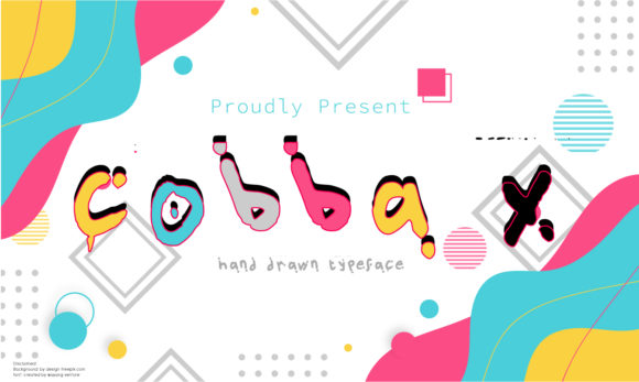 Cobba X: A Playful Display Font for Small Business Branding