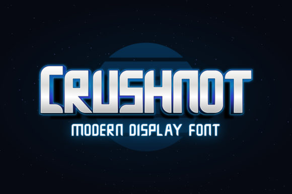 Crushnot: A Bold Display Font for Modern Web Design