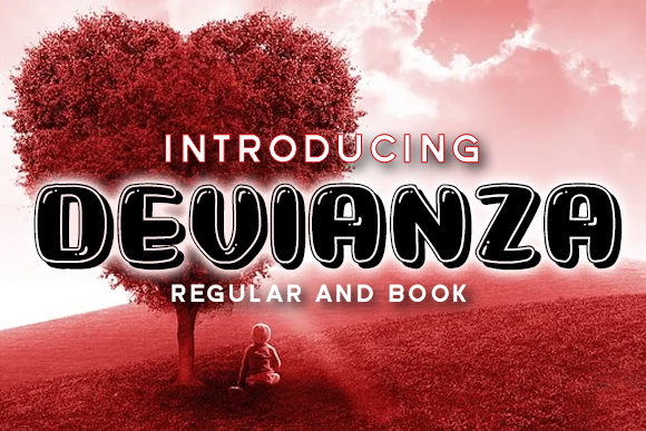 Devianza: A Bubbly Display Font for Playful Branding