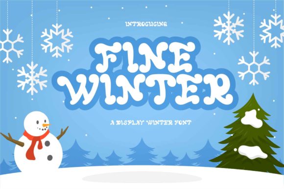 Fine Winter: A Bold Display Font for Branding