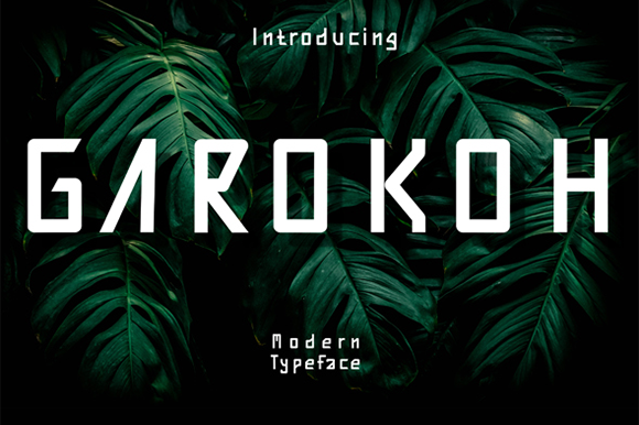 Garokoh: A Bold Display Font for Modern Marketers