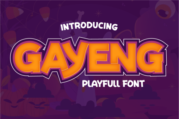 Gayeng: A Playful Display Font for Bold Marketing