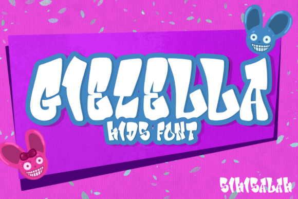 Giecella Kids: A Playful Display Font for Web Design