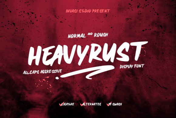 Heavyrust: A Bold Display Font for Editorial Impact