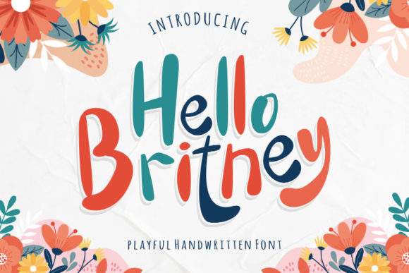 Hello Britney: A Quirky Display Font for Editors