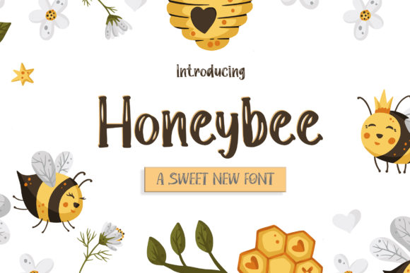 Honeybee: A Handwritten Display Font for Brand Identity