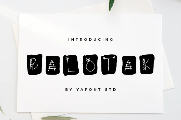 How Balotak Display Font Elevates Small Business Branding