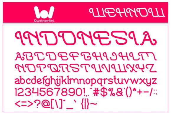 Indonesia Tanah Air Beta: A Bold Display Font for Web Design