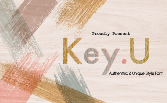 Key U: A Bold Display Font for Editorial Design