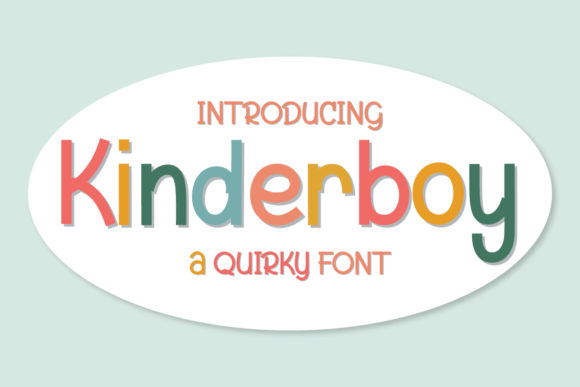 Kinderboy: A Playful Display Font for Creative Branding
