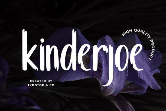 Kinderjoe: A Modern Display Font for Trendy Branding
