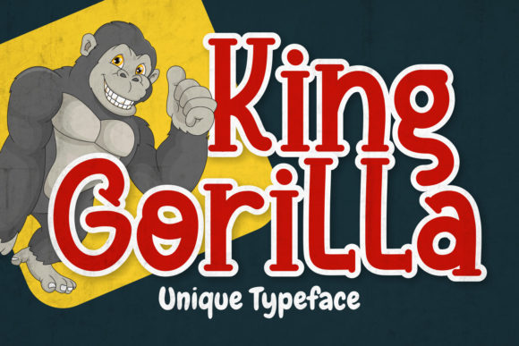 King Gorilla: A Playful Display Font for Small Business