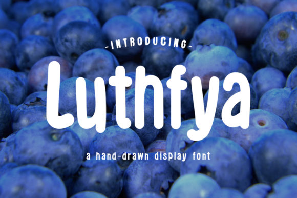 Luthfya: A Bold Display Font for Your Brand