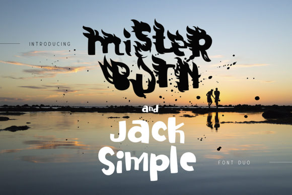Mister Burn and Jack Simple: A Unique Display Font for Brands