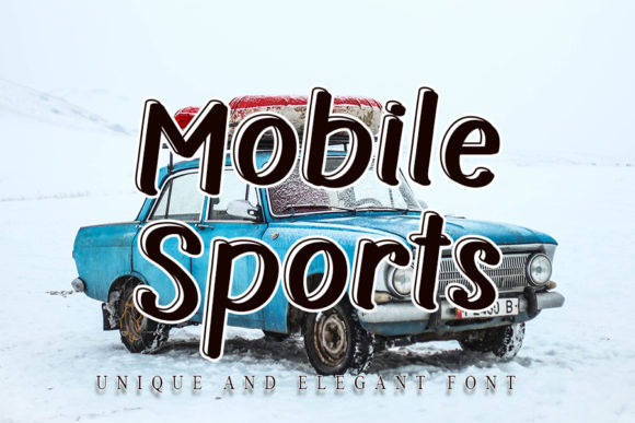 Mobile Sports: A Clean Display Font for Web Design