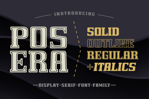 Pos Era: A Bold Display Font for Campaigns