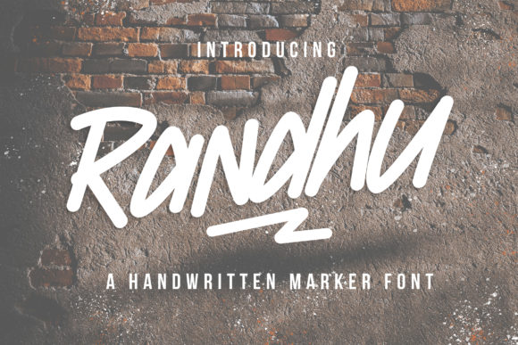 Randhu: A Bold Display Font for Small Business Branding