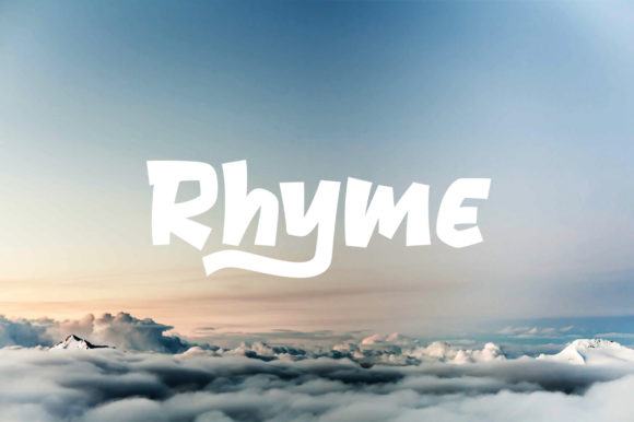 Rhyme: A Bold Display Font for Small Business Branding
