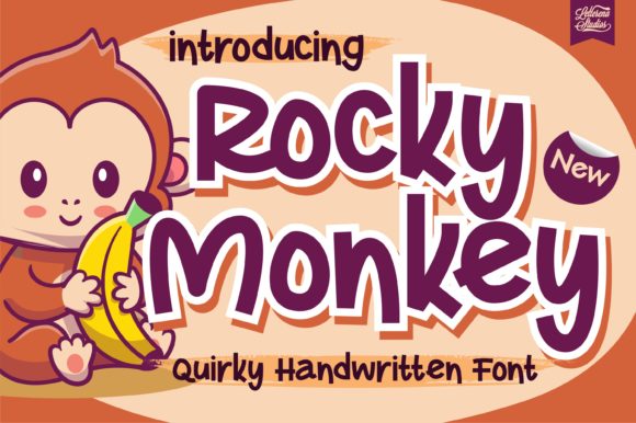 Rocky Monkey: A Playful Display Font for Editorial Design