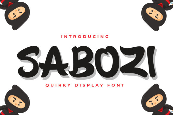 Sabozi: A Quirky Display Font for Authentic Branding