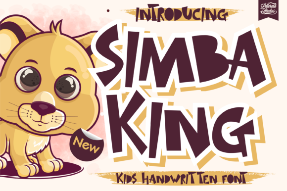Simba King: A Quirky Display Font for Makers