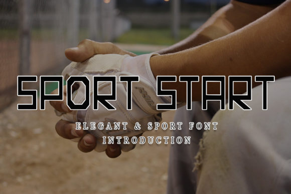 Sport Start: A Sci-Fi Display Font for Bold Editorial Design